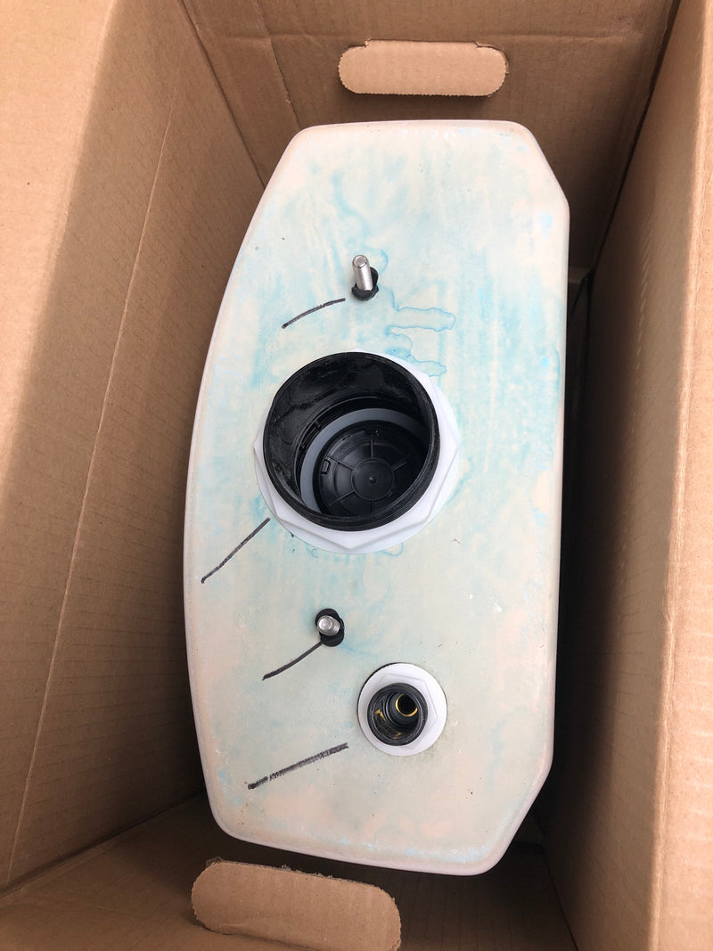 American Standard 4000709.020 Cadet 1.28 GPF Toilet Tank Only - Left Hand Lever - White