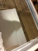 Elegant Lighting MR8A2230SIL Remy 22"W x 30"H Rectangular Flat Medium Density Fiberboard (MDF) Framed Accent Mirror - Silver