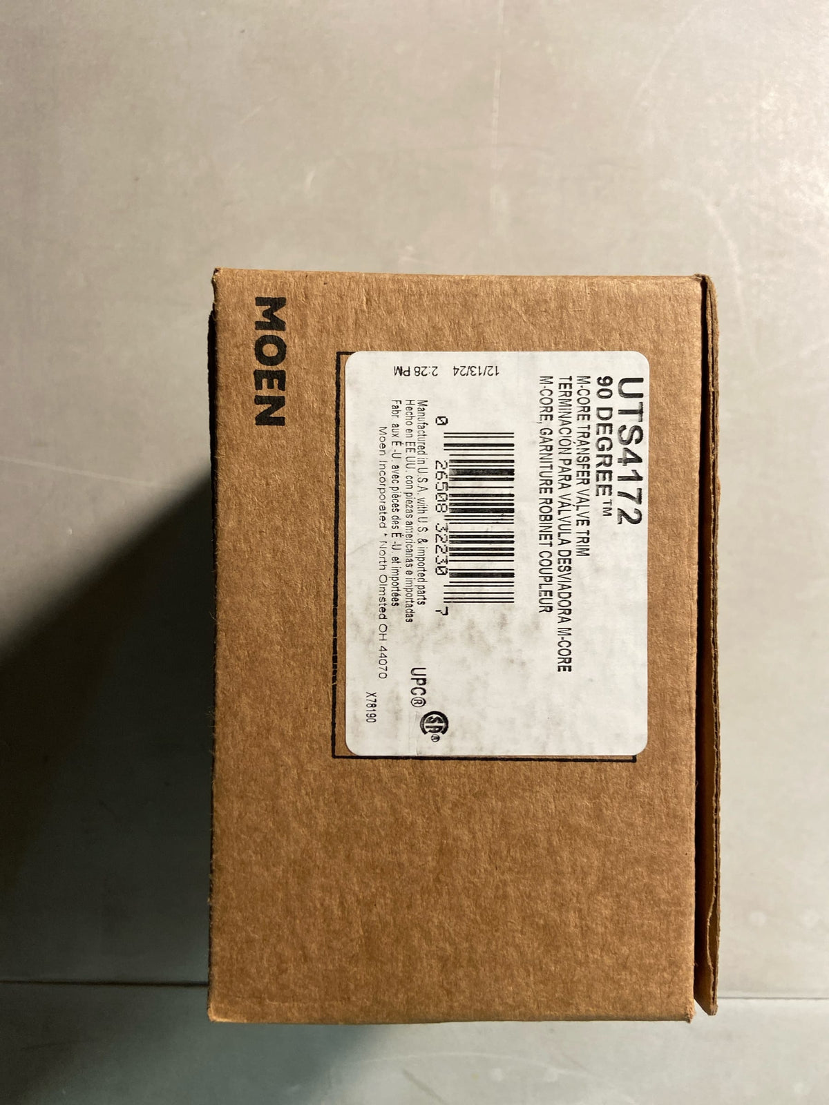 Moen UTS4172 90 Degree Single Handle 2, 3 or 6 Function M-CORE Diverter Valve Trim - Less Rough-In Valve - For 2 or 3 Devices - Chrome