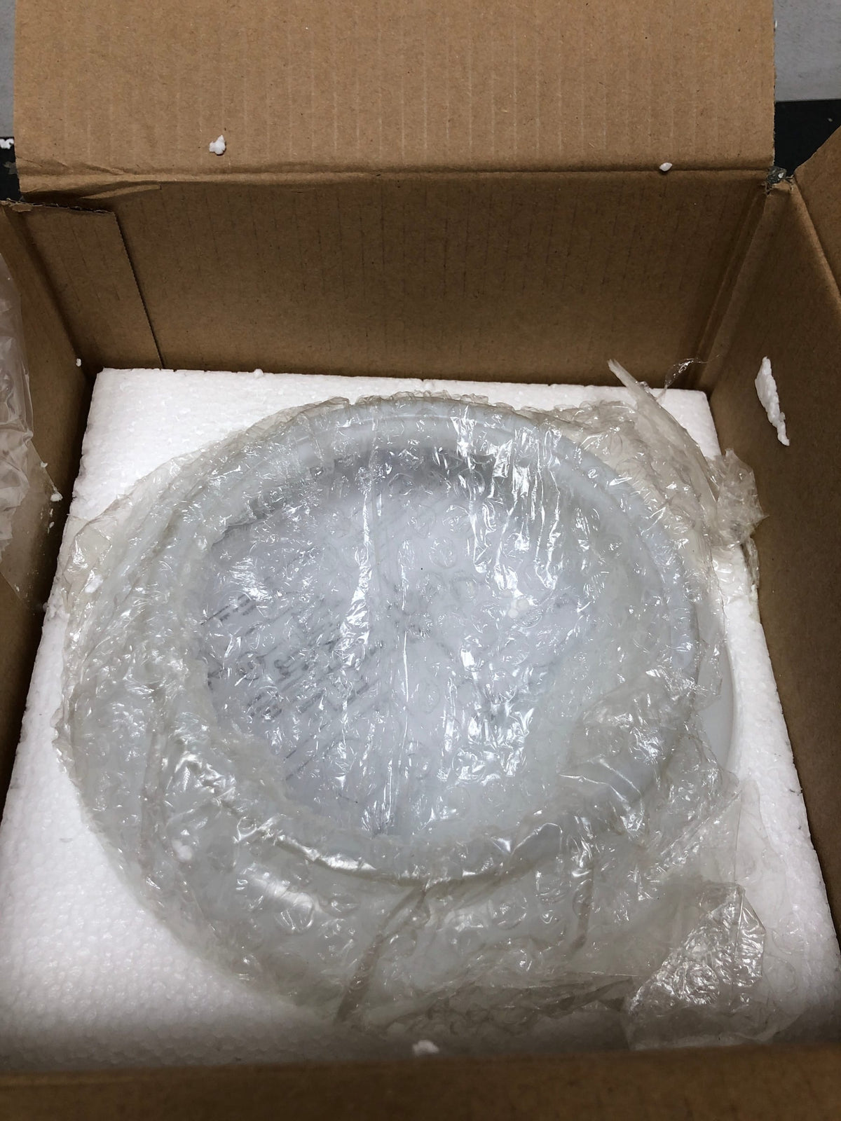 Trans Globe Lighting PL-3618 WH Dash Single Light 8" Wide Flush Mount Ceiling Fixture - White