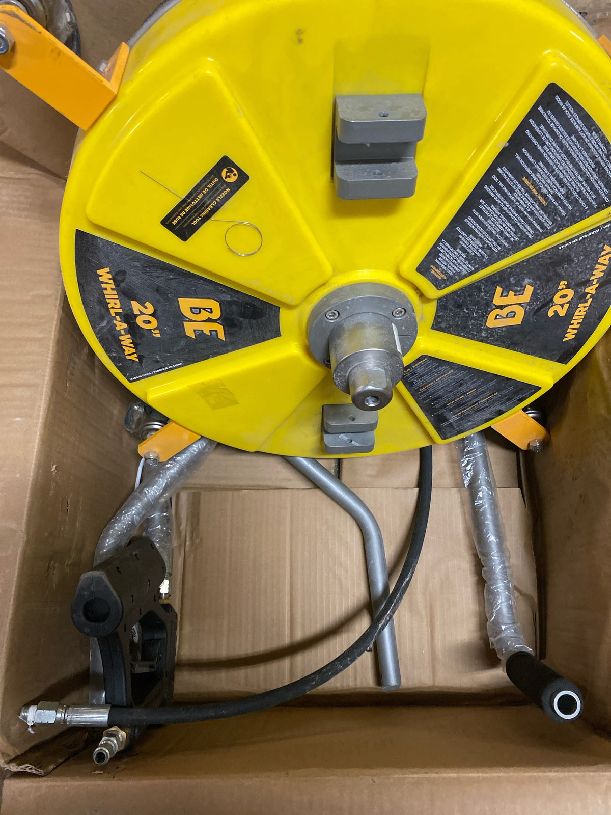 BE Power Equipment 85.403.011 BE Power Equipment Whirl-A-Way Professional 20" Surface Cleaner w/ Greaseable Zerk & Swivel Casters (4000 PSI) - N/A