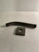 Brizo RP74448SL Essential 7" Wall Mounted Shower Arm and Square Flange - Luxe Steel