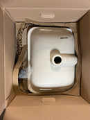 Kohler K-20000-7 Caxton Rectangle 20-1/4" Undermount Bathroom Sink with Overflow - Black Black