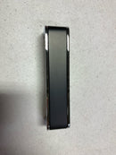 Sietto P-2000-4-MB-PC Fusion 4 Inch Center to Center Handle Cabinet Pull - Matte Black / Polished Chrome