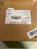 Hampton Bay Flaxmere 14 in. Chrome Dimmable LED Flush Mount Ceiling Light with Frosted White Glass Shade