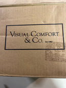 Visual Comfort S 4040BSL Shaw 5" Wide LED Flush Mount Drum Ceiling Fixture - Burnished Silver Leaf