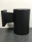 Progress Lighting P5674-31/30K Single Light 7" Tall LED Outdoor Cylinder Wall Sconce - Black