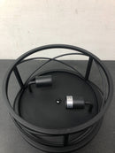 FEMILA 12inch Ceiling Light Fixture, 2-Light Farmhouse Flush Mount Lighting Fixture, Metal Frame in Black Finish for Bedroom, Kitchen, Foyer, Laundry, 4FD20-F BK