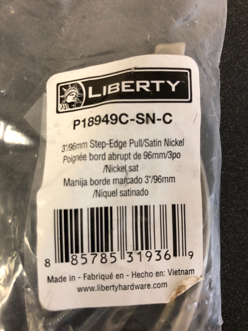 Liberty Hardware Step Edge 3-3/4 Inch Center to Center Handle Cabinet Pull