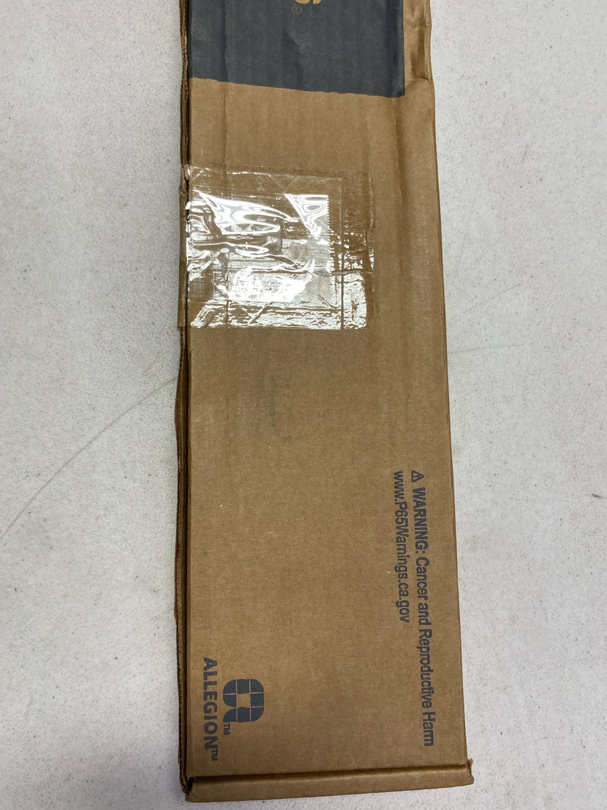 Ives 830284315 3 1/2" x 15" Brass Pull Plate with 3/4" Round Handle on 8" Center - Satin Brass