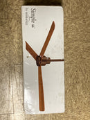 MinkaAire F786-WHF So Simple 44" 3 Blade Indoor / Outdoor Energy Star Ceiling Fan with Remote Included - Flat White