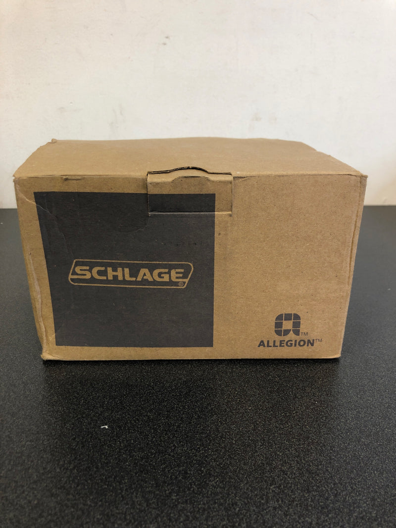 Schlage Custom Latitude Single Cylinder Keyed Entry Door Lever Set with Collins Trim - Aged Bronze