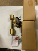 Progress Lighting P710115-163 Cofield 2 Light 5" Tall Wall Sconce with Shades - Vintage Brass