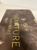 Signature Hardware SHWSCVL157LMB Vilamonte 1.2 GPM Vessel Single Hole Bathroom Faucet with Metal Lever Handle and Pop-Up Drain Assembly - Matte Black