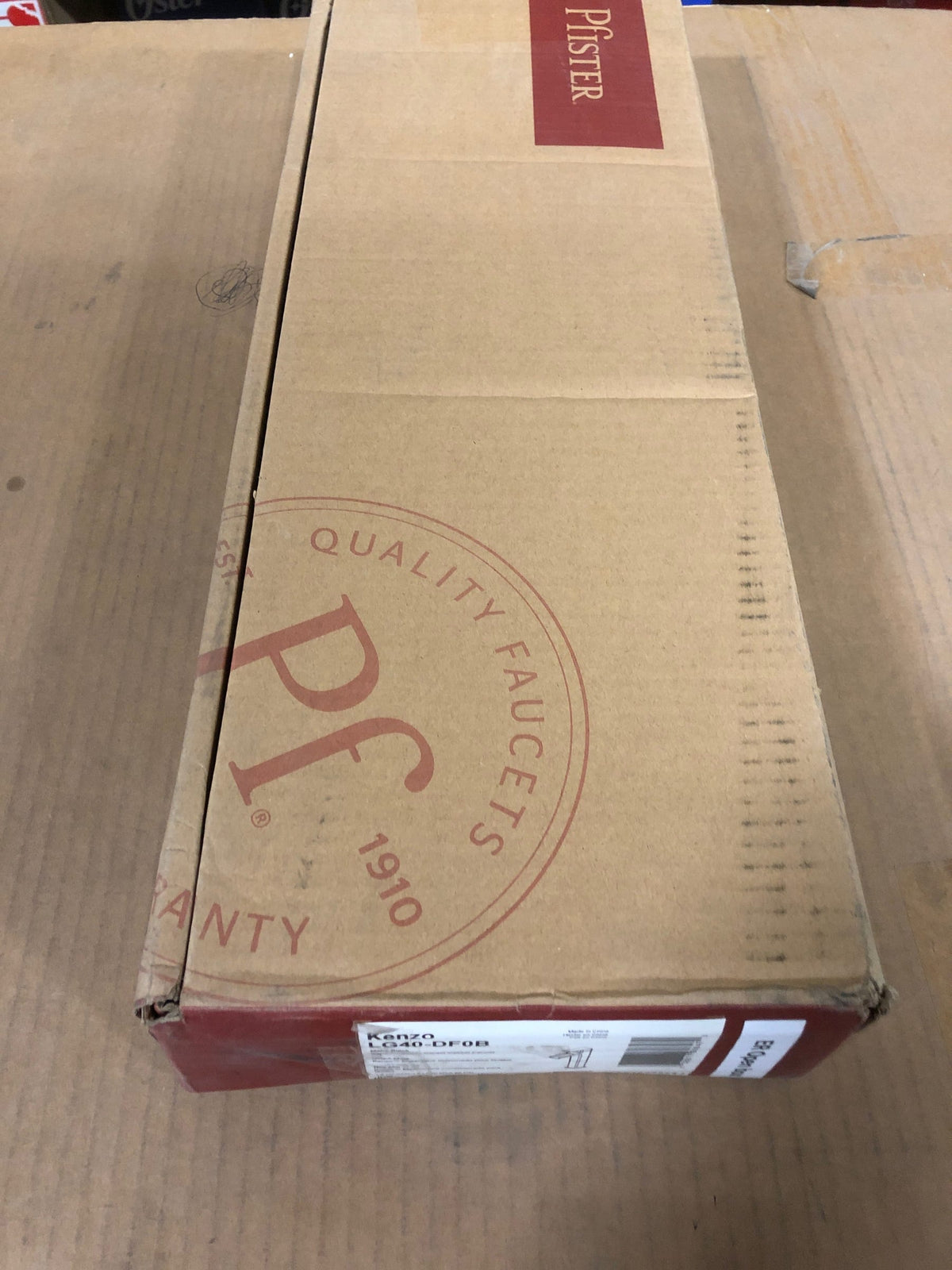 Pfister LG40-DF0B Kenzo 1.2 GPM Single Hole Vessel Bathroom Faucet - Black