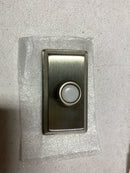 Baldwin 4860056 3" x 1-1/2" Illuminated Rectangular Door Bell from the Estate Collection - Satin Nickel