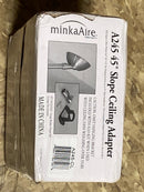 MinkaAire A245-CL Coal Black 45 Degree Sloped Ceiling Adapter