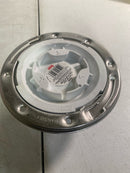 Oatey 435922 Fast Set 3 in. Outside Fit or 4 in. Inside Fit PVC Hub Toilet Flange with Test Cap and Stainless Steel Ring
