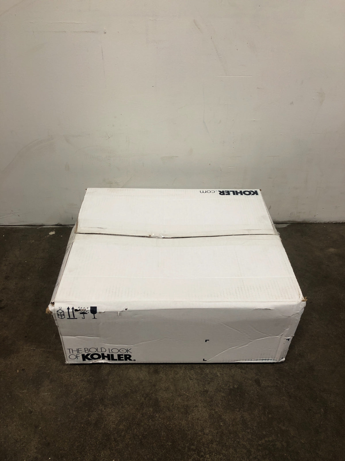 Kohler Tahoe 16" Cast Iron Undermount Bathroom Sink with Oversize 4" Centerset Faucet Hole