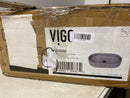 Vigo VG04058 Sagrada Gothic 24" L x 14" W x 5" H Oval Concrete Vessel Bathroom Sink - Gray