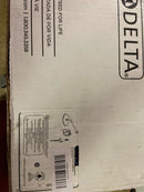 Delta 342702 Modern Round Non Shared Function Shower System Package with 1.75GPM Single Function Shower Head and Hand Shower - Includes Rough-In - Chrome