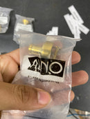 Alno A716-1-PB/NL Moderne 1" Round Flat Disc Mushroom Solid Brass Cabinet Knob Drawer Knob - Unlacquered Brass