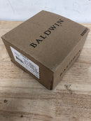 Baldwin HDCONCSR260 Contemporary Non-Turning One-Sided Dummy Door Knob with Square Rose - Polished Chrome