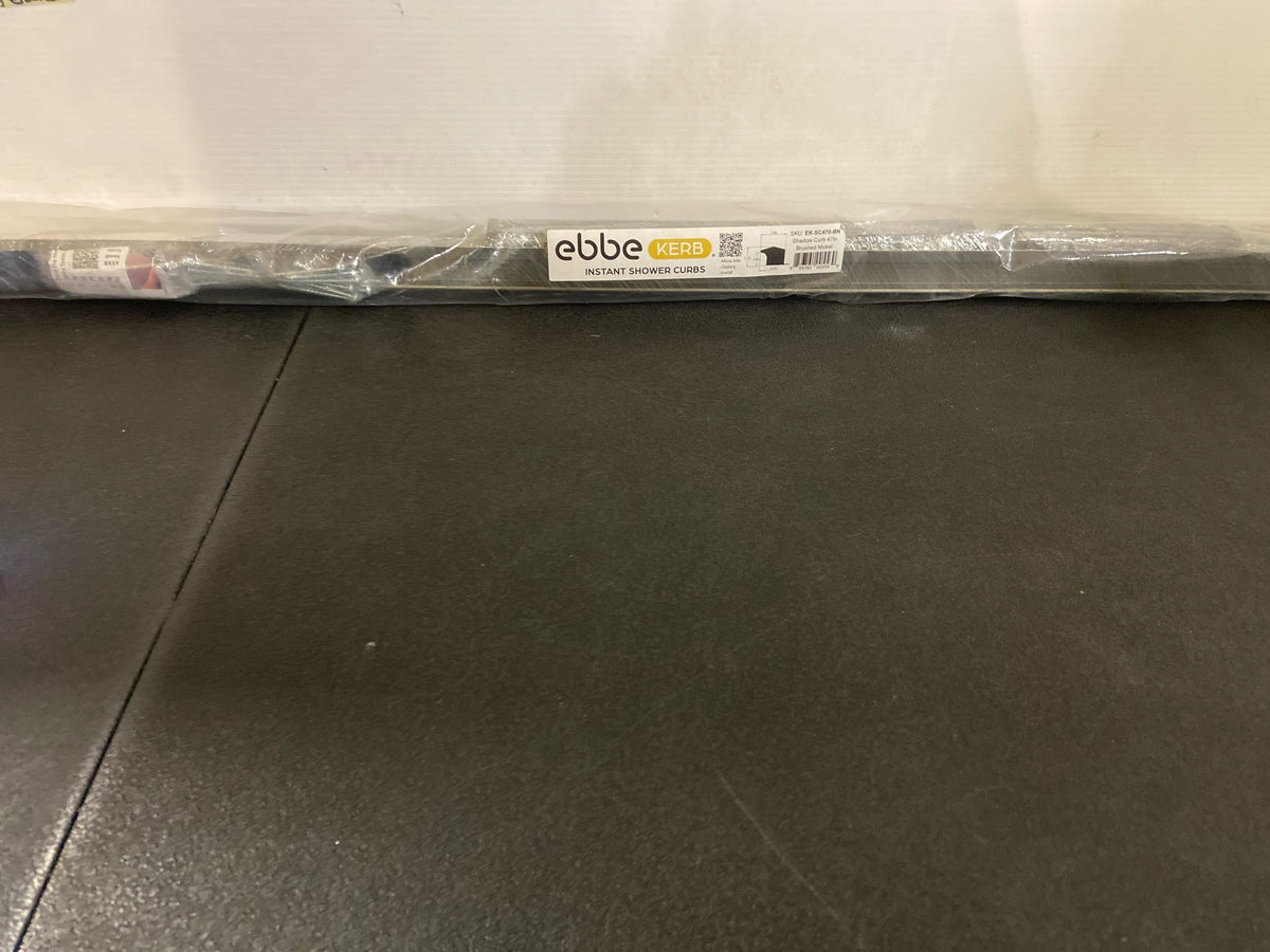 Ebbe America EK-SC470-BN Ebbe KERB 47" Shadow Shower Curb - Brushed Nickel