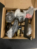 Emtek C5109HECUS10B Hercules Passage Door Lever Set with Disk Rose and Concealed Screws from the Brass Modern Collection - Oil Rubbed Bronze