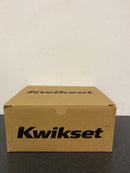 Kwikset Ladera Satin Nickel Privacy Bed/Bath Door Handle with Microban Antimicrobial Technology