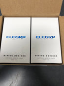 Elegrp R1820D50AC-GR2 25-Watt 20 Amp Type C and Type A USB Duplex Outlet, Smart Chip High Speed Charging Wall Plate Included, Gray (2-Pack)