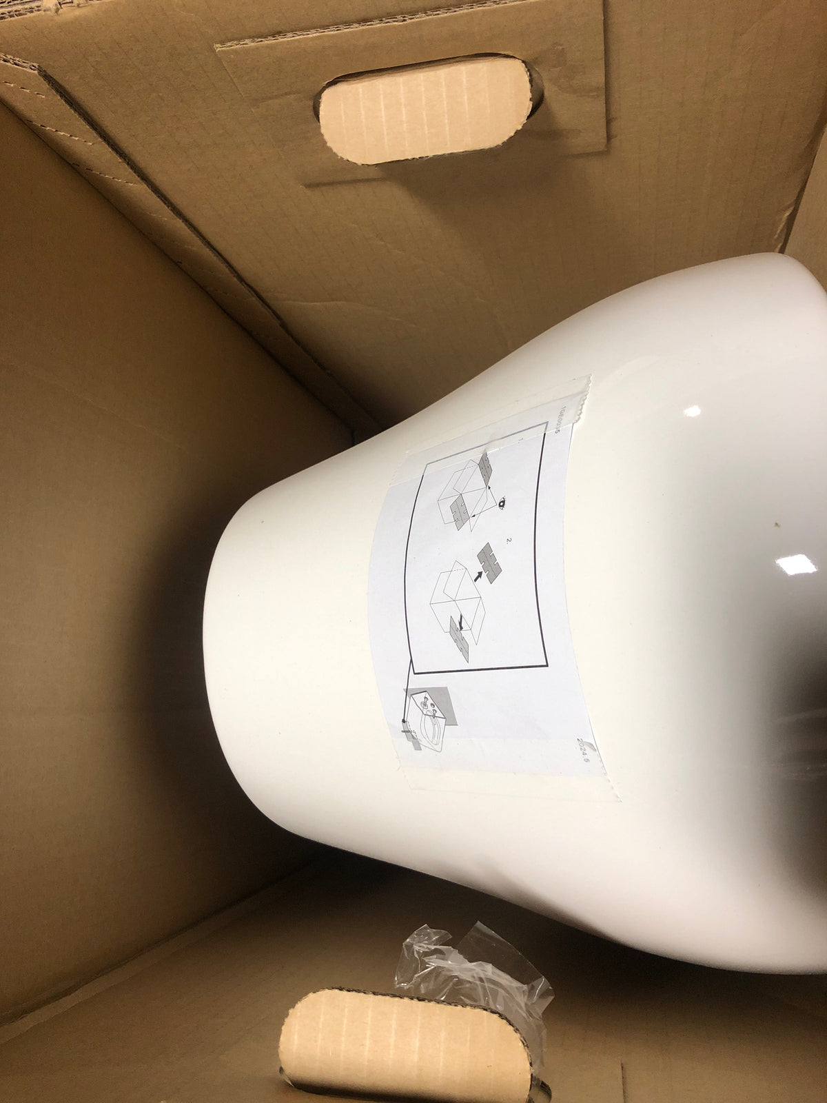 TOTO CT428CFG#01 EP Wall Mounted Elongated Chair Height Toilet Bowl Only with Skirted Design and CeFiONtect - Less Seat - Cotton White