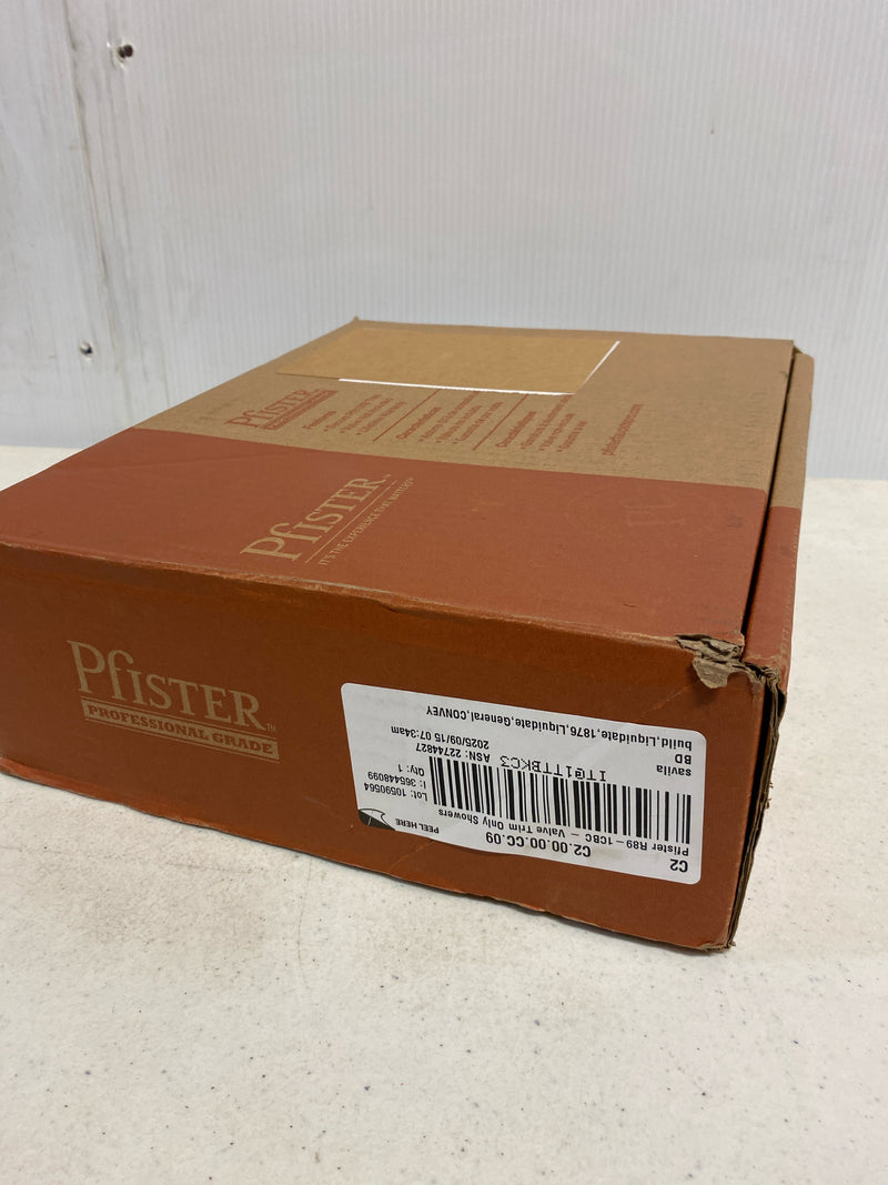 Pfister R89-1CBC Avalon One-Handle Tub and Shower Valve Trim, Chrome