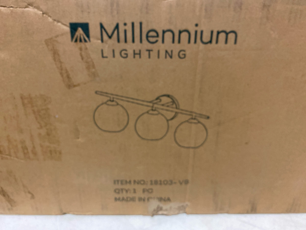 Millennium Lighting 18103-VB Kimorra 3 Light 24" Wide Vanity Light - Vintage Brass