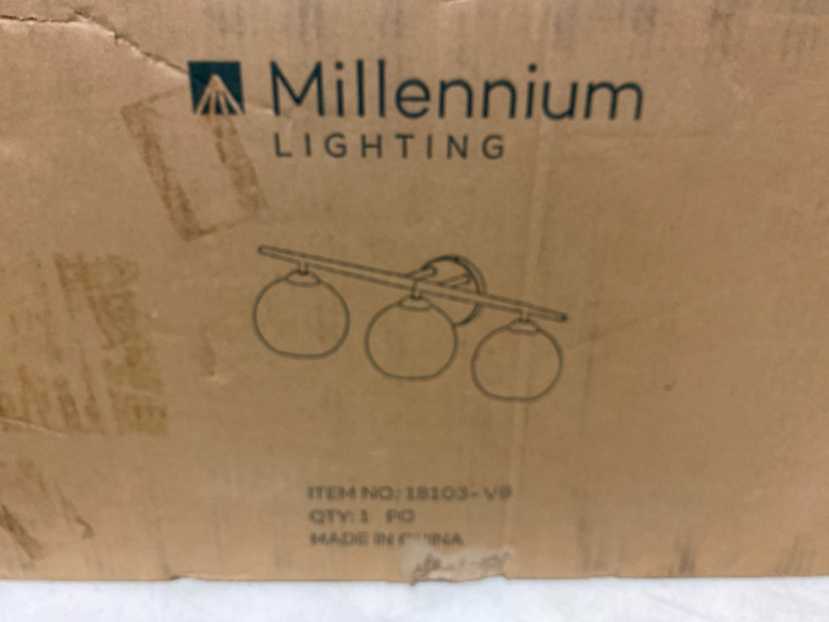 Millennium Lighting 18103-VB Kimorra 3 Light 24" Wide Vanity Light - Vintage Brass