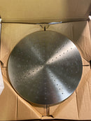 Kohler K-13691-BN Contemporary Round 14" Single Function 2.5 GPM Rainhead with MasterClean Sprayface and Katalyst Air-Induction Technology - Brushed Nickel