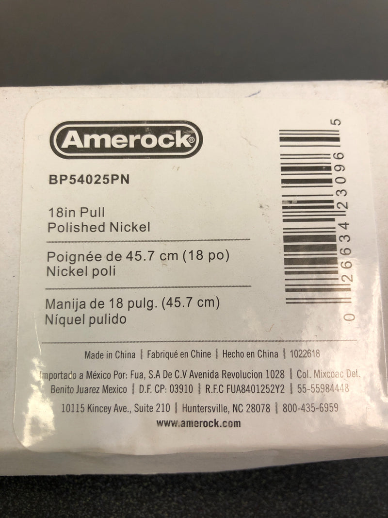 Amerock Bar Pulls 18 Inch Center to Center Appliance Pull