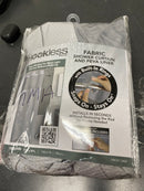 Hookless RBH105MY601FG Simply Solid 74 in. W x 71 in. L Polyester Shower Curtain in Solid White