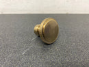 Emtek 86697US4 Haydon 1-1/4 Inch Mushroom Cabinet Knob from the Industrial Modern Collection - Satin Brass