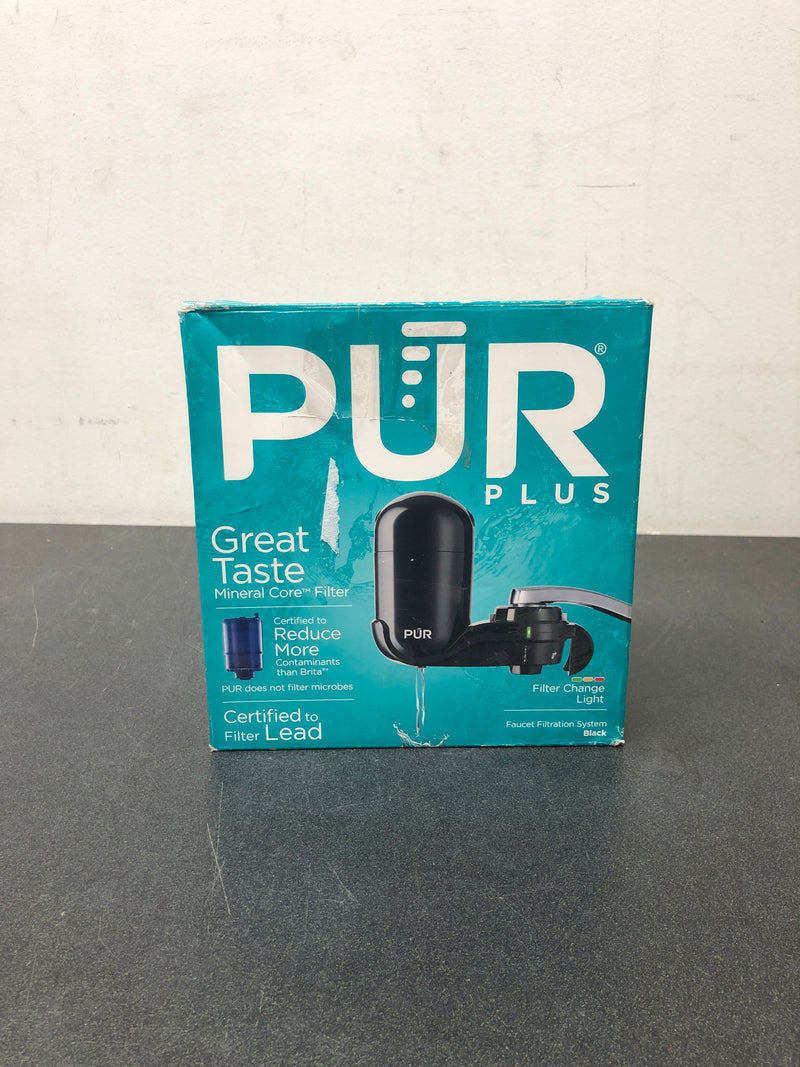 Pur FM2100B PLUS Faucet Mount Filtration System, Black