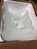 Miseno MNO-C713-PC Oval 20" Tempered Glass Vessel Bathroom Sink - Polished Chrome Drain