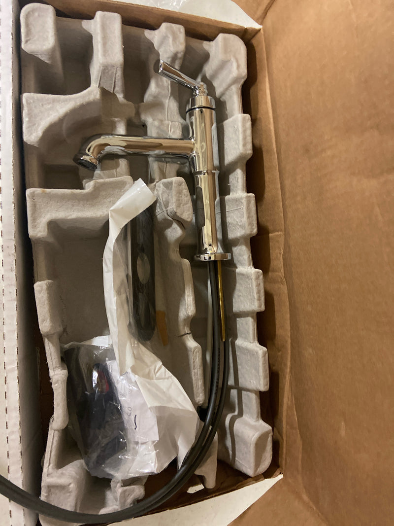 Delta 536-MPU-DST Saylor Single Handle Single Hole Bathroom Faucet in Polished Chrome