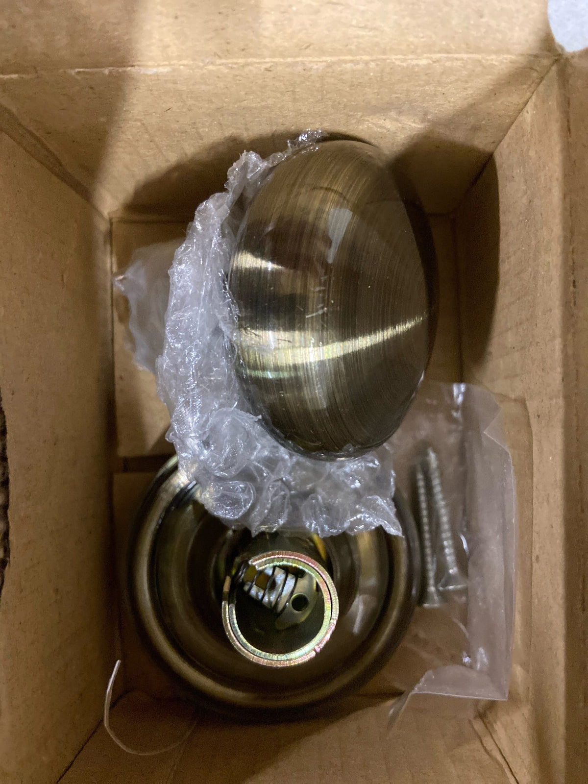 Weslock 00605IA--0020 Impresa Knob, Antique Brass