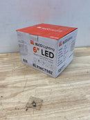 Elco EL714CT5BZ The Slant System 6" Integrated LED Baffle Recessed Trim - 1200 Lumens 5000 Kelvin - Bronze