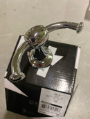 Alno Creations Royale Collection Double Robe Hook -a6684-pc- Polished Chrome
