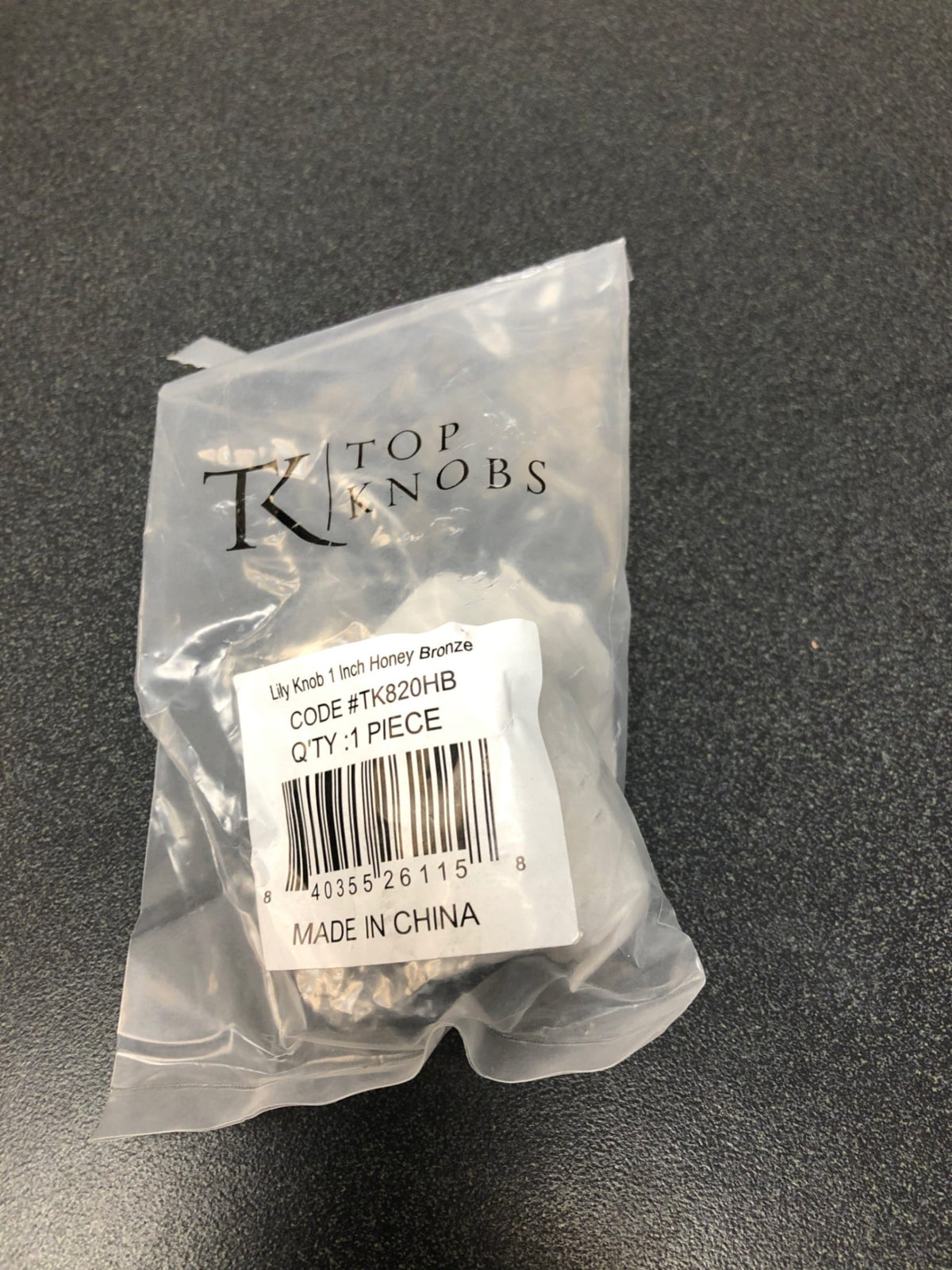 Top Knobs TK820HB Serene 1 Inch Mushroom Cabinet Knob - Honey Bronze