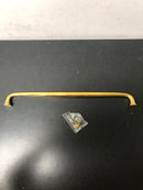 Baldwin 4365031 Severin Fayerman 18 Inch Center to Center Handle Appliance Pull from the Estate Collection - Non-Lacquered Brass