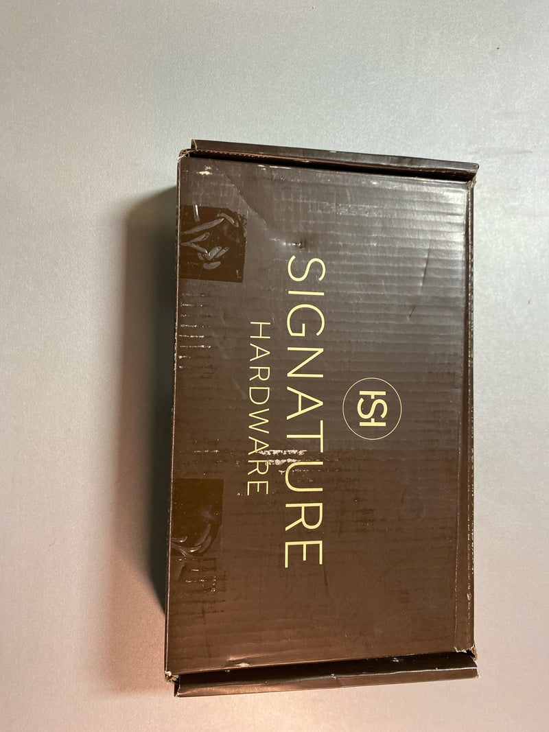 Signature Hardware 448234 Hibiscus Thermostatic Valve Trim - Less Valve - Matte Black