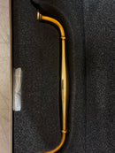 Alno A726-6-PB/NL Charlie's 6" Center to Center Traditional Solid Brass Cabinet Handle / Drawer Pull - Unlacquered Brass