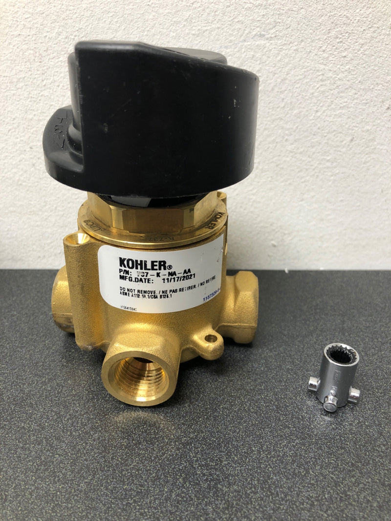 Kohler K-737-K-NA Two Way or Three Way configurable Diverter Valve (Single Function) - N/A